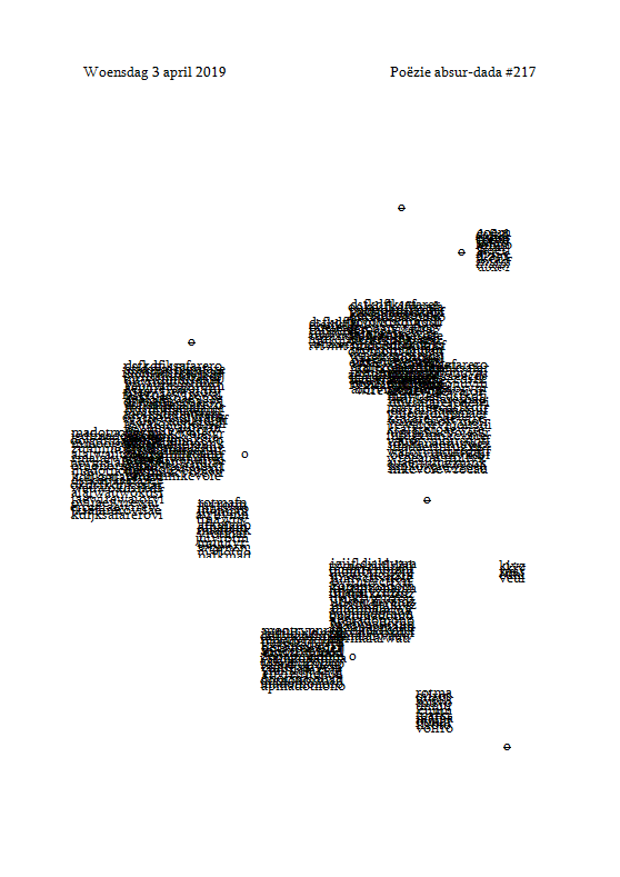 Concrete poetry