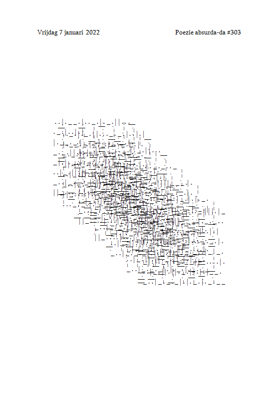 Concrete poetry #303