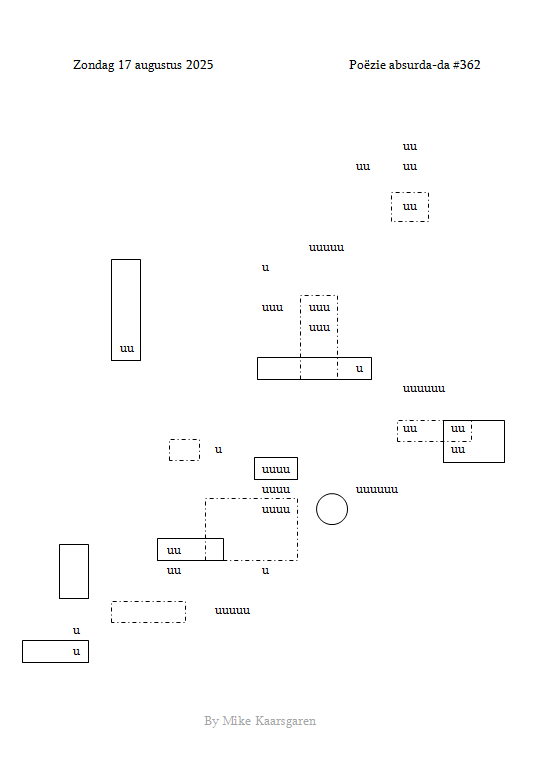 avant garde poetry #362